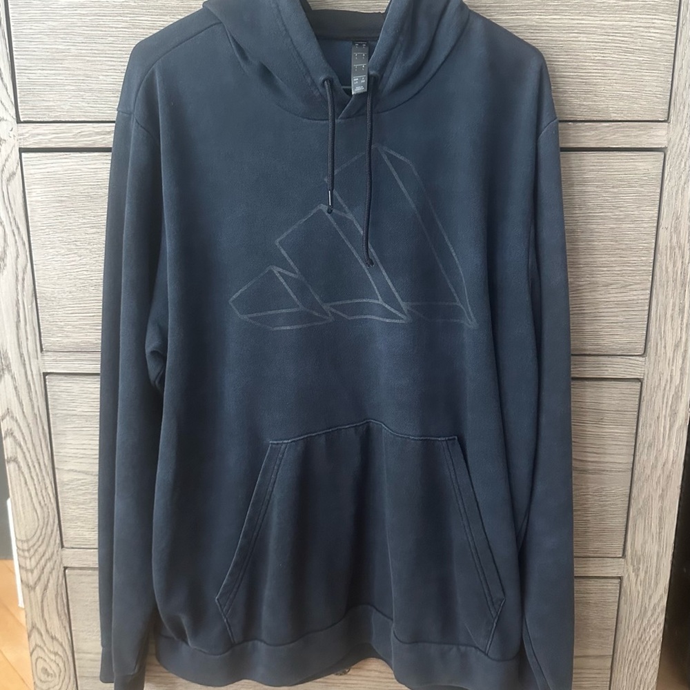 Men’s adidas Dark Blue Hoodie. Size L. Great condition. No flaws.